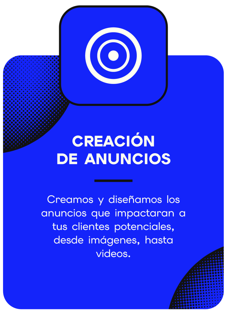 Infografía de Creación de Anuncios de Richter Media que explica el diseño de piezas publicitarias desde imágenes hasta videos para impactar clientes.